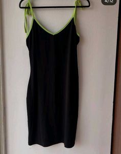 Sleek Black Mini Dress