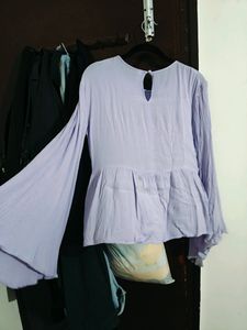 Batsleeve Lavender Top