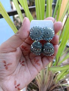 Oxidized jhumka