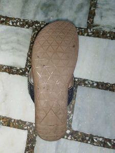 EVA Based Women Flip Flop In Silver Colour