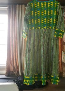Printed Green Kurta never used
