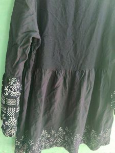 frog top ..Boho Embroidered To