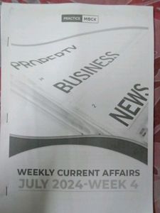 Current Affairs July 2nd,3rd,4th Week