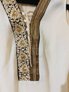 White Sleeveless Top