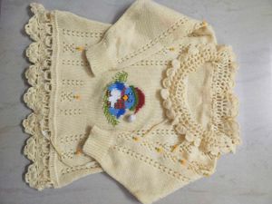 Woolen Frock And Cap.Combo Pack