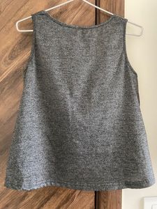 Gray Sleeveless Top
