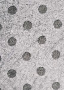 Cozy Gray Polka Dot Sweatshirt