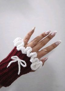 crochet hand warmers