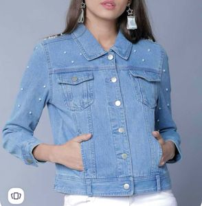 Beaded Denim Jacket