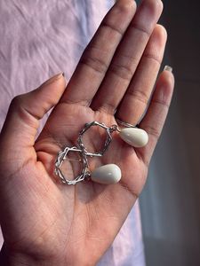 beautiful silver plated earrings