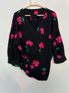 Zara Basic Women’s Wrap Top