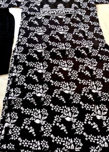 Black Floral Kurti