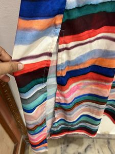 Multi-Colored Striped Dress