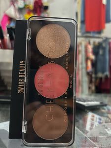 Swiss Beauty CHEEK-A-BOO Contour- Blusher-Highligh