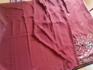 Beautiful Heavy Embroidery 🪡 &amp; Sequins Work Saree