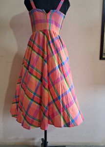 Vintage Plaid Sundress