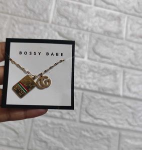 Gucci Inspired Gold Necklace