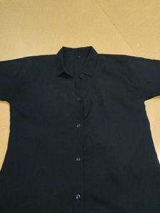Elegant Navy Blur Shirt