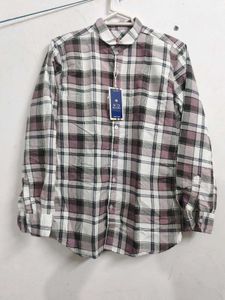 Plaid Long Sleeve Button Down Shirt