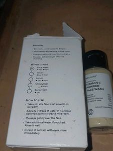 BRILLARE 100% Natural Vitamin C Powder Face Wash