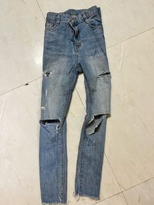 Ripped Denim Jeans