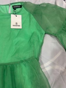Green Tulle Dress