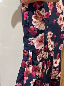 Half Sleeves Floral Dress
