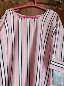Striped A Line Kurta - Size XL