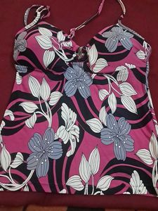 Floral Print Tankini Set