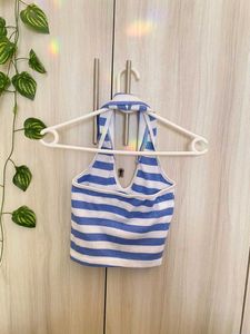 Striped Halter Top