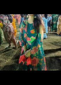 Green Kurta Set