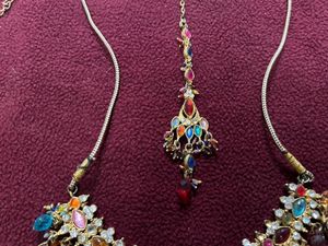 Heavy Kundan Multicolour Necklace Set