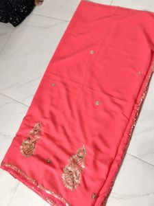 Pink Colour Saree