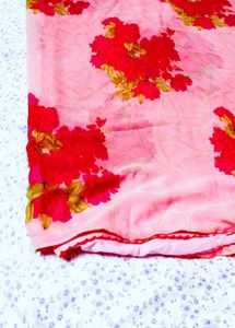 Floral Print Saree