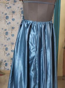 Elegant Blue Party Gown