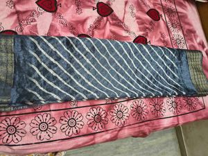 Elegant Striped Saree