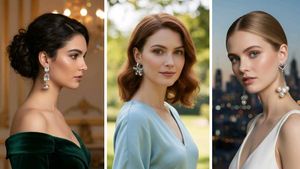 New 3 pairs of Elegant Dangle Earrings