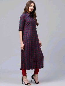 Plaid Shirt Dress