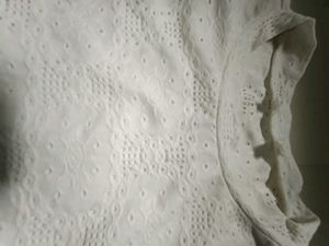 White Eyelet Blouse