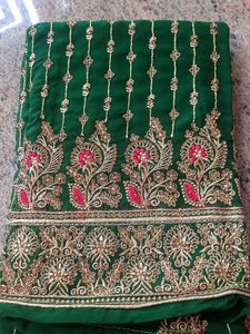 Emerald Green Embroidered Salwar Kameez Suit