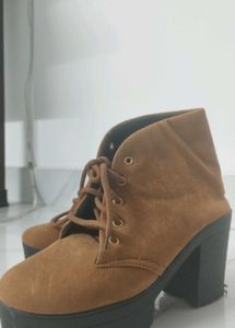 Women&#39;s Brown Heeled Boots