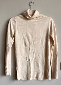 Cream Knitted Turtleneck