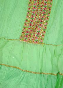 Multi Embroidered Gawn