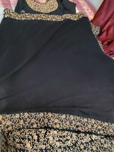 Elegant Black Anarkali Suit