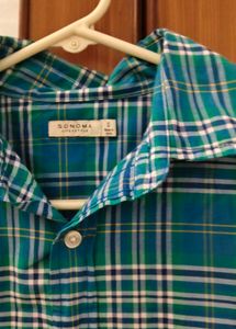 Checked Short Sleeve Shirt