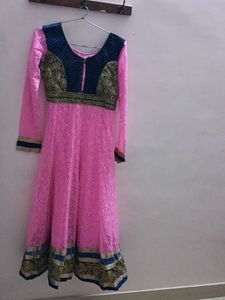 Pink Anarkali Dress