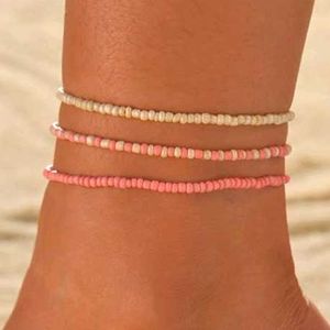 Beaded Anklet Set