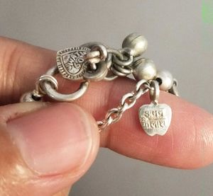 Pure Silver Anklets with bells