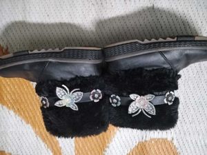 Kids Black Boots