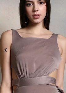 Shein Elegant Cutout Maxi Dress